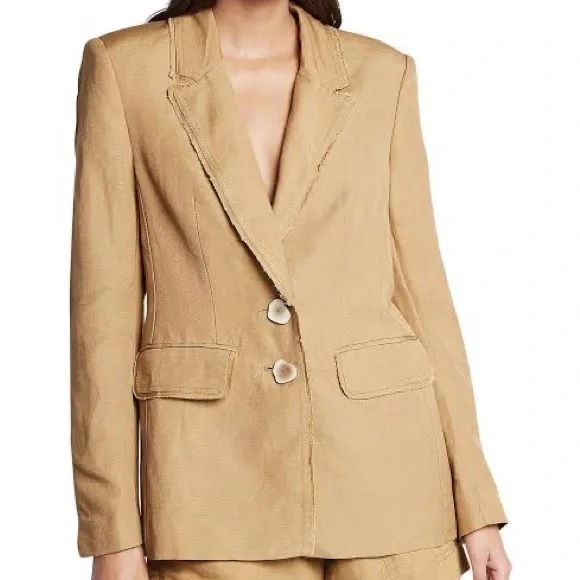 🛑 SOLD 🛑 AJE Estate Cut Out Safari Blazer • Size 6 • BNWoT • Never Worn - Picture 7 of 9